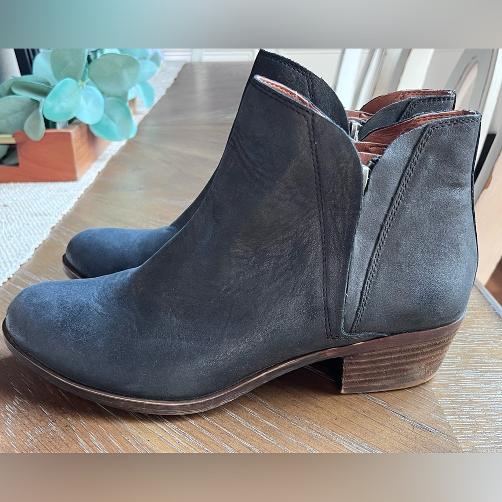 Lucky Brand Black Booties Size 8.5